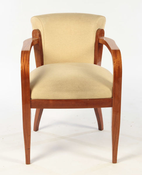 Pair Of Art Deco Open Arm Chairs - Art Deco Antiques
 - 3