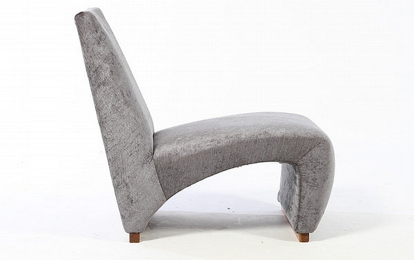 Unique Pair Of Italian Mid-Century Modernist Slipper Chairs - Art Deco Antiques
 - 3