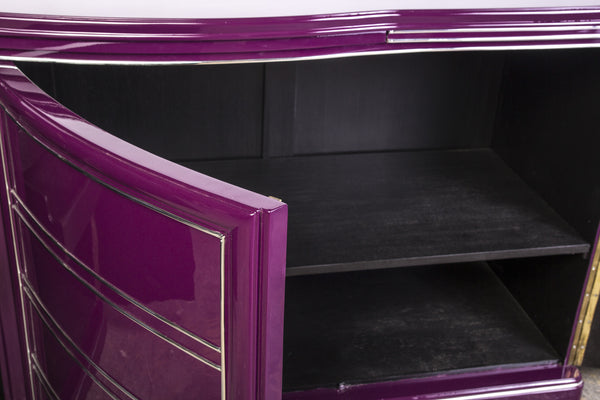 Exceptional Art Deco Sideboard In Liliac - Art Deco Antiques
 - 4