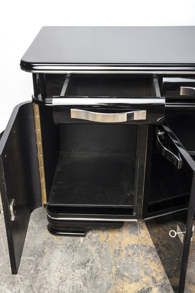 Unique Belgian Art Deco Sideboard from Mons - Art Deco Antiques
 - 4