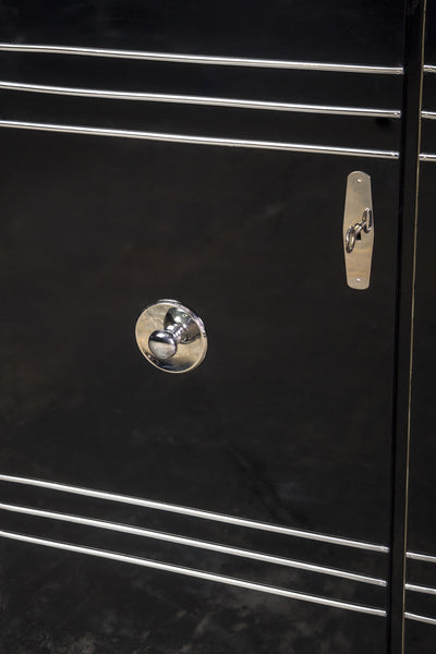 Streamlined Art Deco Chrome Sideboard - Art Deco Antiques
 - 2