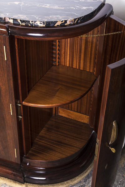 Elegant 1930's French Art Deco Sideboard Signed Maurice Rinck - Art Deco Antiques
 - 6