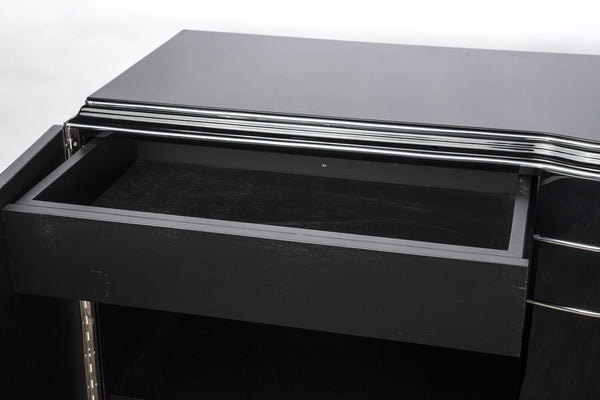 Beautiful Art Deco Chromelined Sideboard - Art Deco Antiques
 - 5