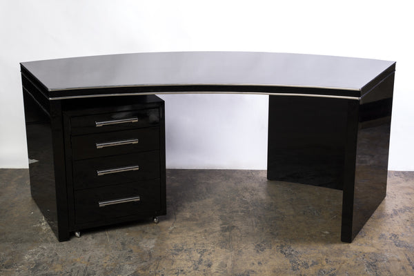 Wonderful Art Deco Desk With Filing Cabinet - Art Deco Antiques
 - 5