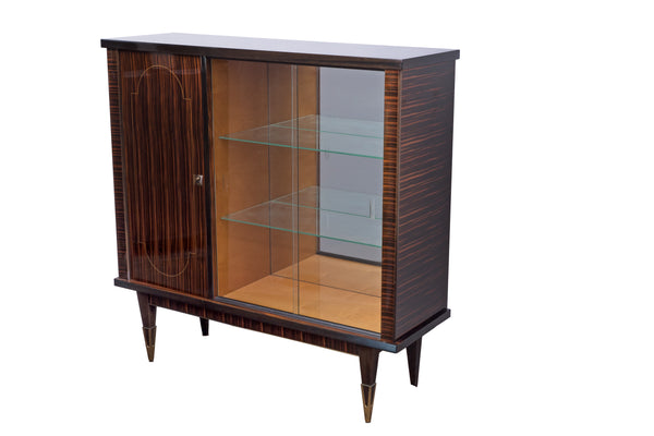 Exceptional Art Deco Macassar Vitrine