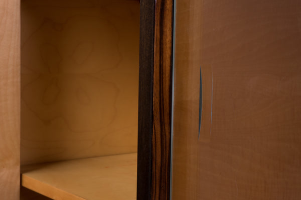 Exceptional Art Deco Macassar Vitrine