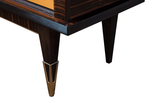 Exceptional Art Deco Macassar Vitrine