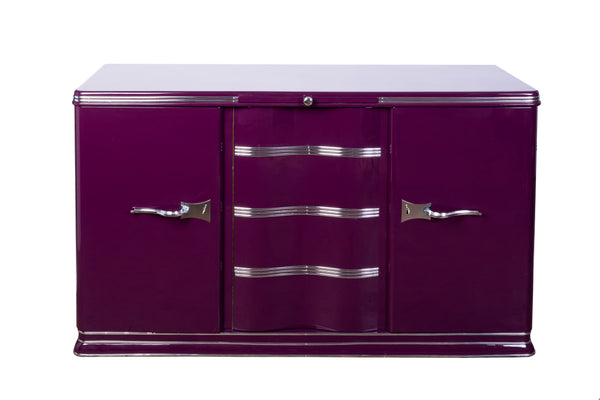 Luxe Art Deco Sideboard In Lilac