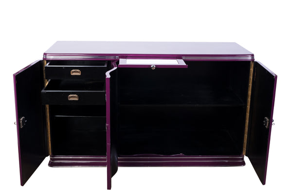 Luxe Art Deco Sideboard In Lilac