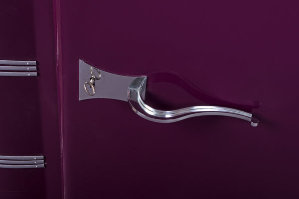 Luxe Art Deco Sideboard In Lilac