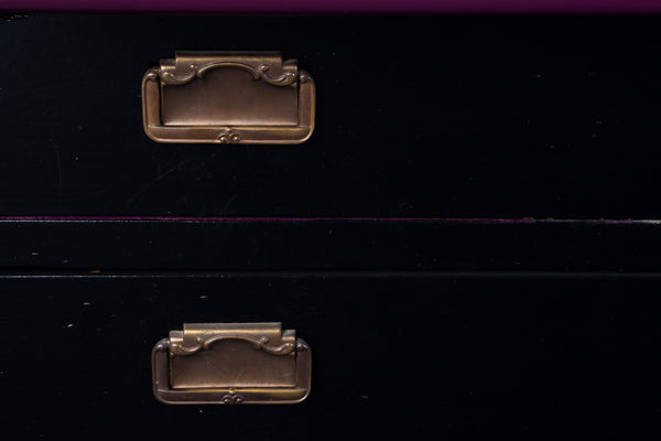 Luxe Art Deco Sideboard In Lilac