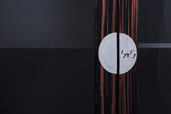 Exceptional Art Deco Macassar Vitrine