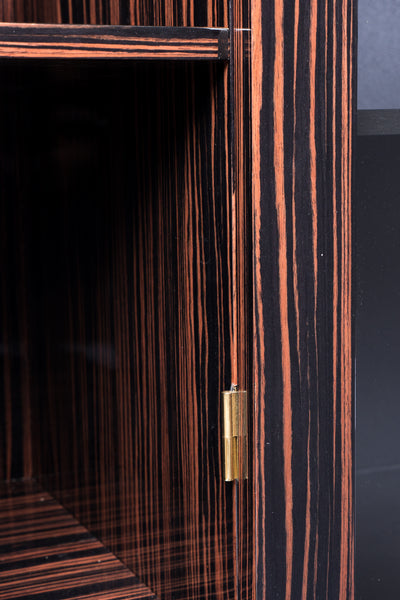 Exceptional Art Deco Macassar Vitrine