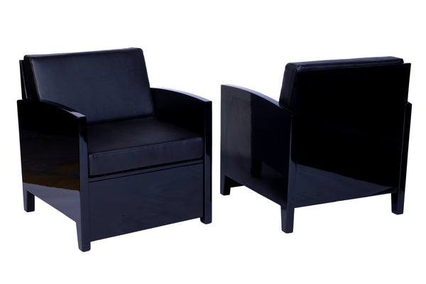 Exceptional Pair Of Art Deco Armchairs