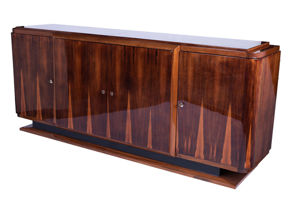 Grand French Art Deco Sideboard Credenza In Palisander