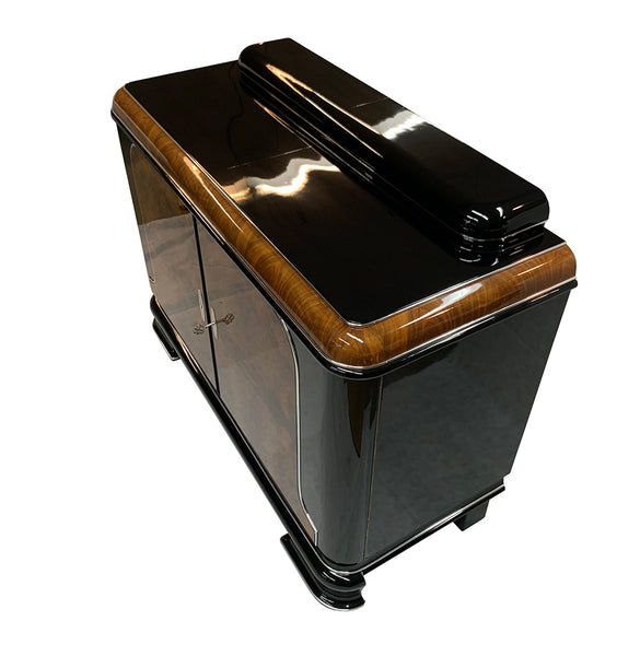 French Art Deco Burl Buffet / Sideboard