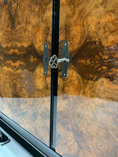 French Art Deco Burl Buffet / Sideboard