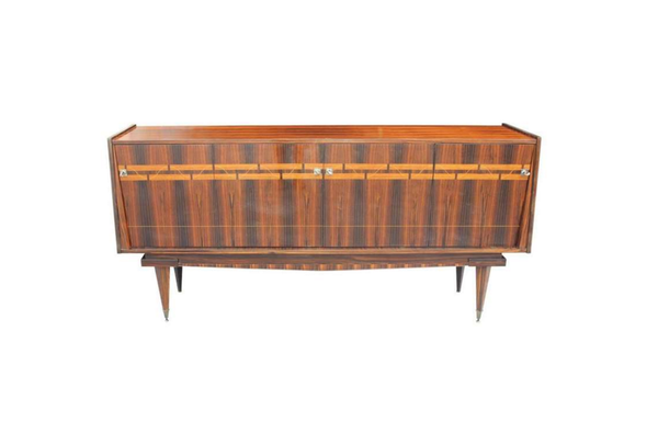 Superb French Art Deco Buffet / Sideboard In Macassar Ebony - Art Deco Antiques