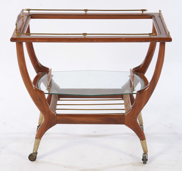 Italian Mid-Century Modernist Bar Cart - Art Deco Antiques
 - 2