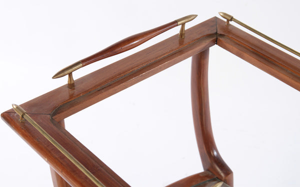 Italian Mid-Century Modernist Bar Cart - Art Deco Antiques
 - 4