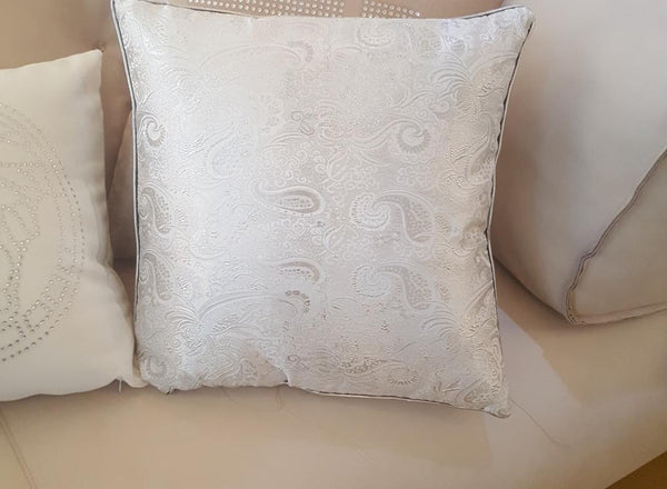 Silver Decorative Pillows