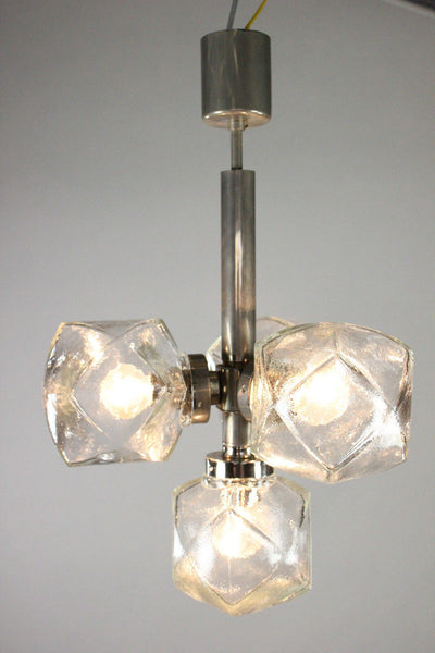 Beautiful Mid-Century Modernist 1960's Pendant Chandelier By Motoko Ishii - Art Deco Antiques
 - 6