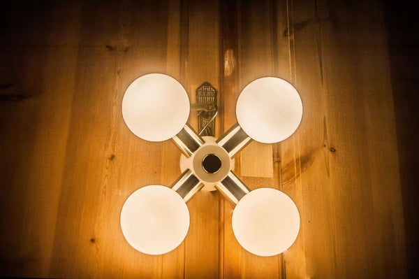 Wonderful Pair Of German 1960's X-Form Sconces - Art Deco Antiques
 - 3