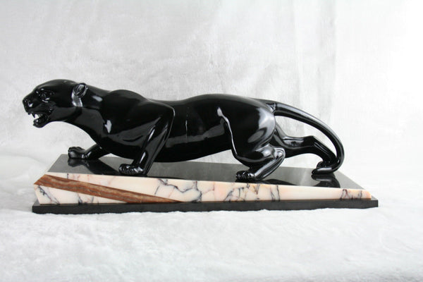 Captivating Art Deco Panther Sculpture By Guy Debe - Art Deco Antiques
 - 1