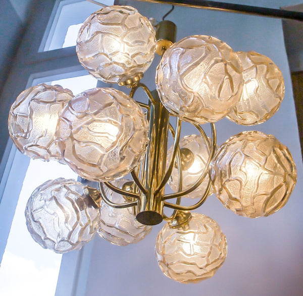 Exquisite Mid-Century Modernist Chandelier - Art Deco Antiques
 - 4