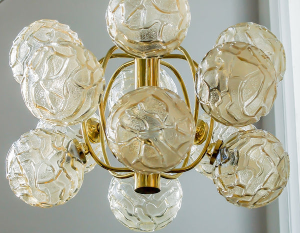 Exquisite Mid-Century Modernist Chandelier - Art Deco Antiques - 6
