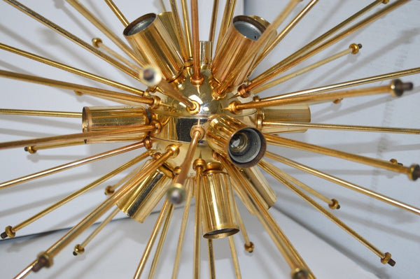 Exquisite Mid-Century Modernist Floral Sputnik By Val Saint Lambert - Art Deco Antiques
 - 2
