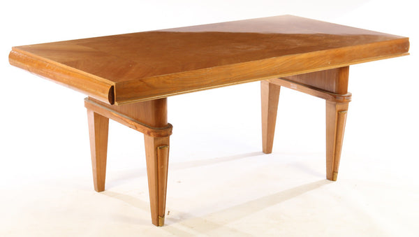 Luxe Dining Table In The Manner Of Jules Leleu - Art Deco Antiques
 - 1