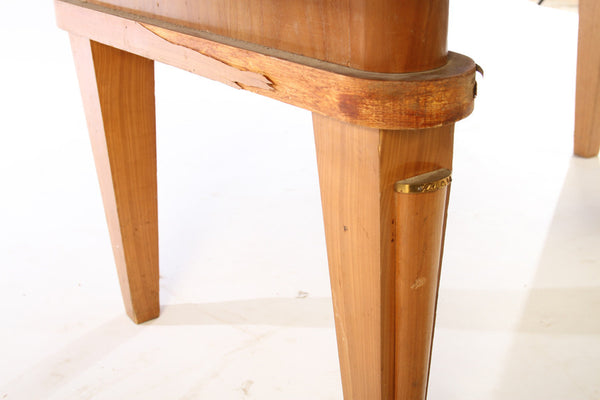 Luxe Dining Table In The Manner Of Jules Leleu - Art Deco Antiques
 - 4