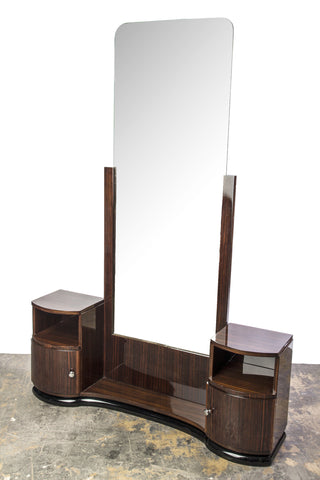 Magnificent Art Deco Vanity / Commode With Mirror - Art Deco Antiques
 - 1