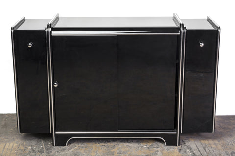 Exceptional Art Deco Sideboard With Bar Extensions - Art Deco Antiques
 - 1