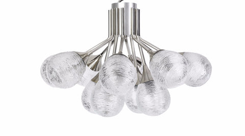 Luxe Mid-Century Modernist Sputnik Chandelier Att. Doria - Art Deco Antiques
 - 1