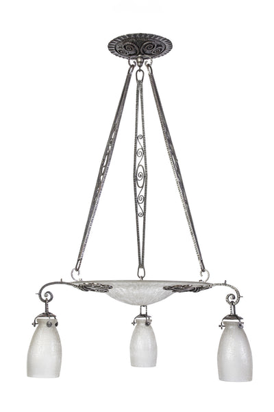 Stunning Art Deco Chandelier By Daum-Nancy - Art Deco Antiques
 - 1