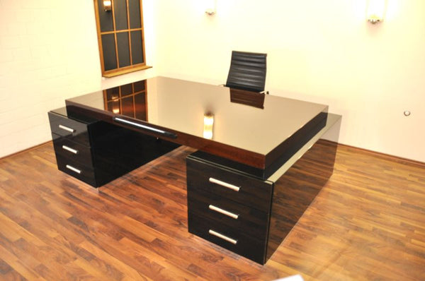 Exceptional Art Deco Partnerdesk By Bauhaus - Art Deco Antiques
 - 4