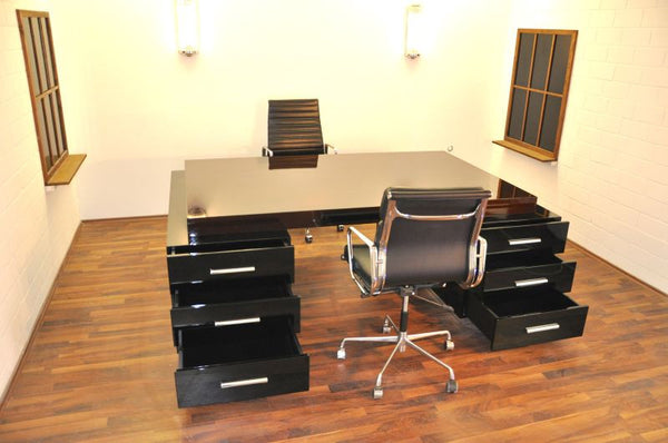 Exceptional Art Deco Partnerdesk By Bauhaus - Art Deco Antiques
 - 5