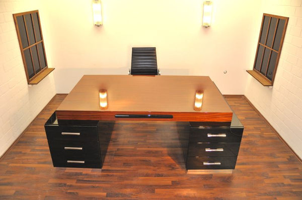 Exceptional Art Deco Partnerdesk By Bauhaus - Art Deco Antiques
 - 2