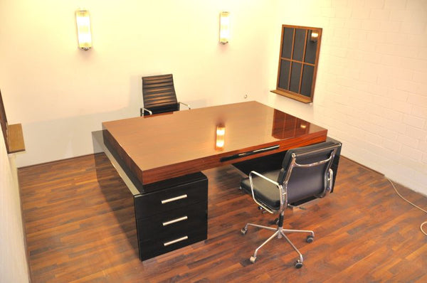 Exceptional Art Deco Partnerdesk By Bauhaus - Art Deco Antiques
 - 3