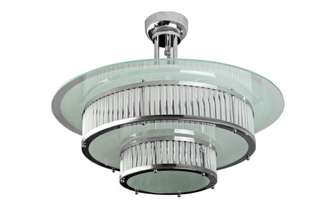 Impressive Art Deco Style Chandelier - Art Deco Antiques
