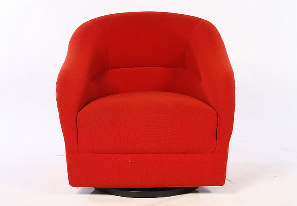 Pair Of Mid-Century Modernist Swivel Chairs In The Manner Of Milo Baughman - Art Deco Antiques
 - 2
