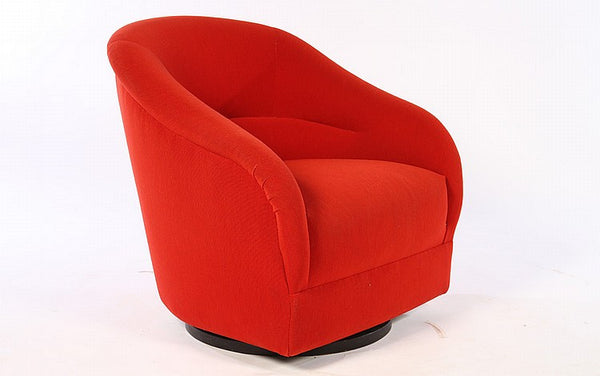 Pair Of Mid-Century Modernist Swivel Chairs In The Manner Of Milo Baughman - Art Deco Antiques
 - 3