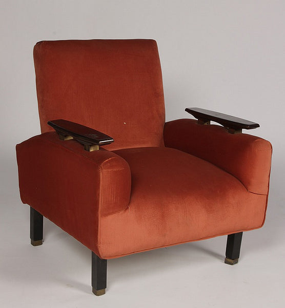 Pair Of Mid-Century Modernist Club Chairs - Art Deco Antiques
 - 2