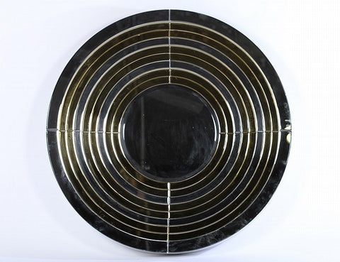 Stunning Mid-Century Modernist Round Mirror - Art Deco Antiques
 - 1