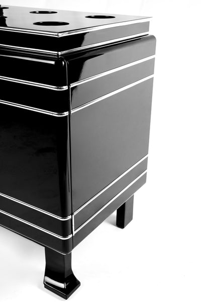 Unique Art Deco Whiskey Bar Cabinet - Art Deco Antiques
 - 4