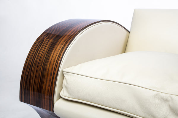Art Deco South African Macassar Club Chair / Armchair - Art Deco Antiques
 - 2