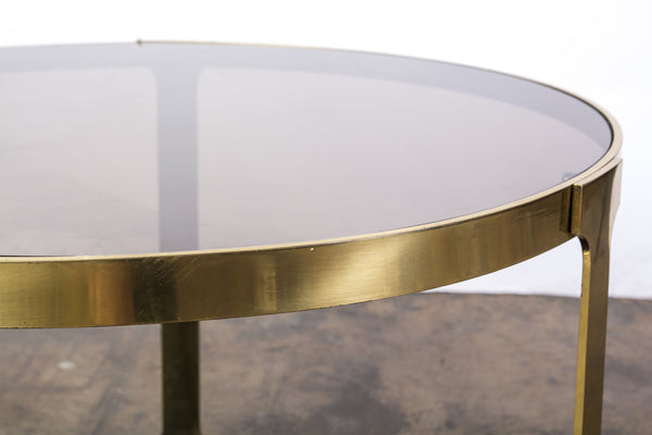 Gorgeous Italian Mid-Century Modernist Bronze Side Table - Art Deco Antiques
 - 3