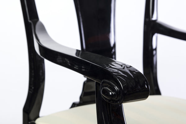 Sophisticated Pair Of Mid-Century Modernist Dining Chairs - Art Deco Antiques
 - 3